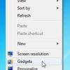 Cara menambah atau menghapus Gadget Windows 7