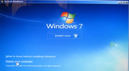  Install Windows 7