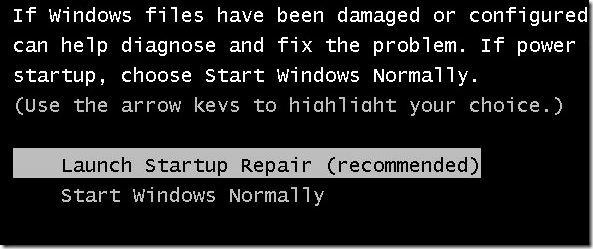 Memperbaiki Start-Up Windows 7