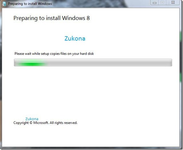 Screenshot Windows 8