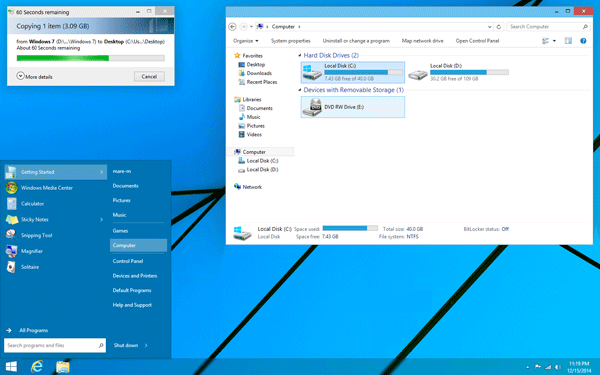 Tema Windows 10 Untuk Windows 7