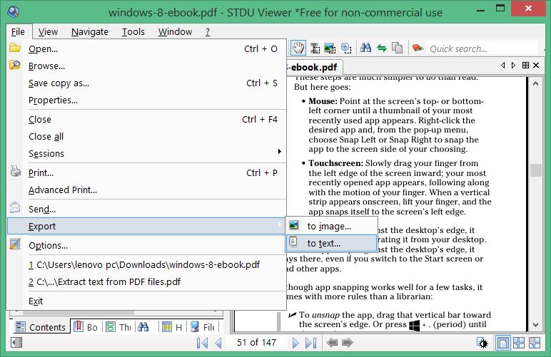 Ketika memakai file tipe PDF atau tipe file dokumen portable lainnya 5 Cara Mengubah PDF Menjadi File Text/Word/Gambar