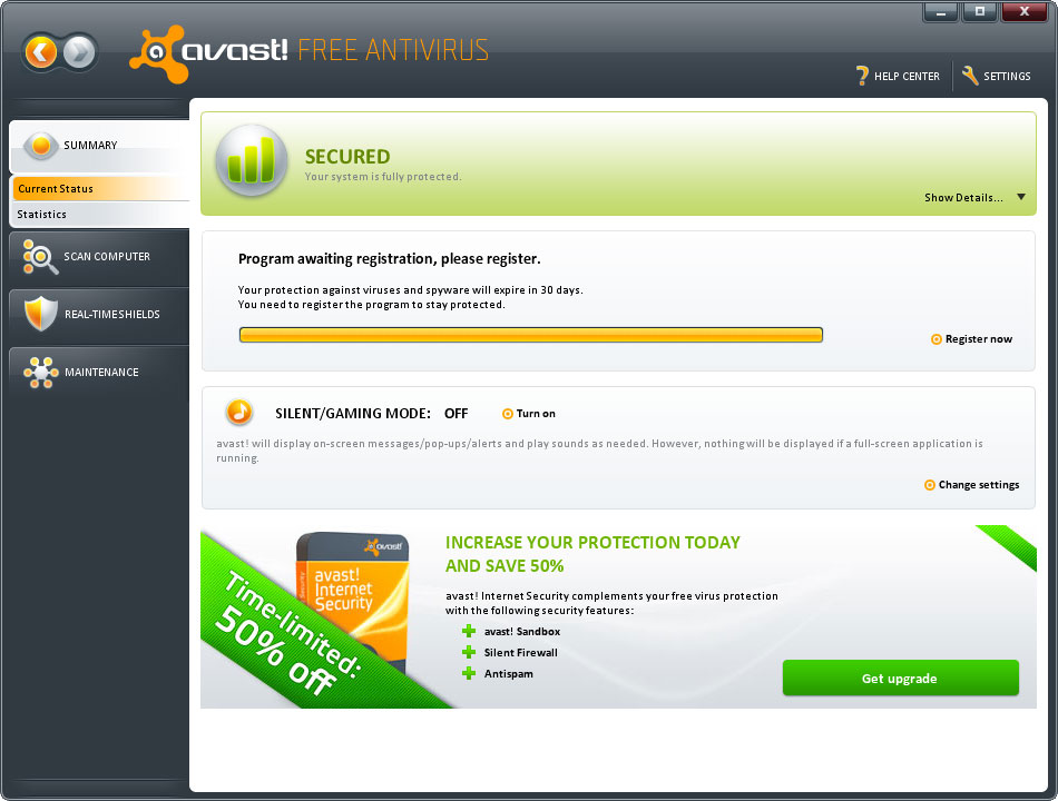 Antivirus Avast 10.2.2215