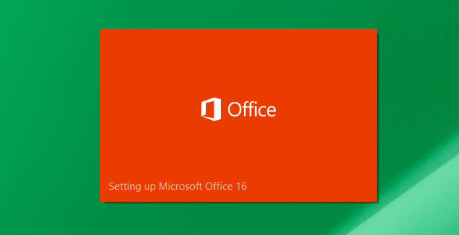 Install Office 2016