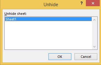Menampilkan Kembali Sheet Yang Tersembunyi Pada Excel
