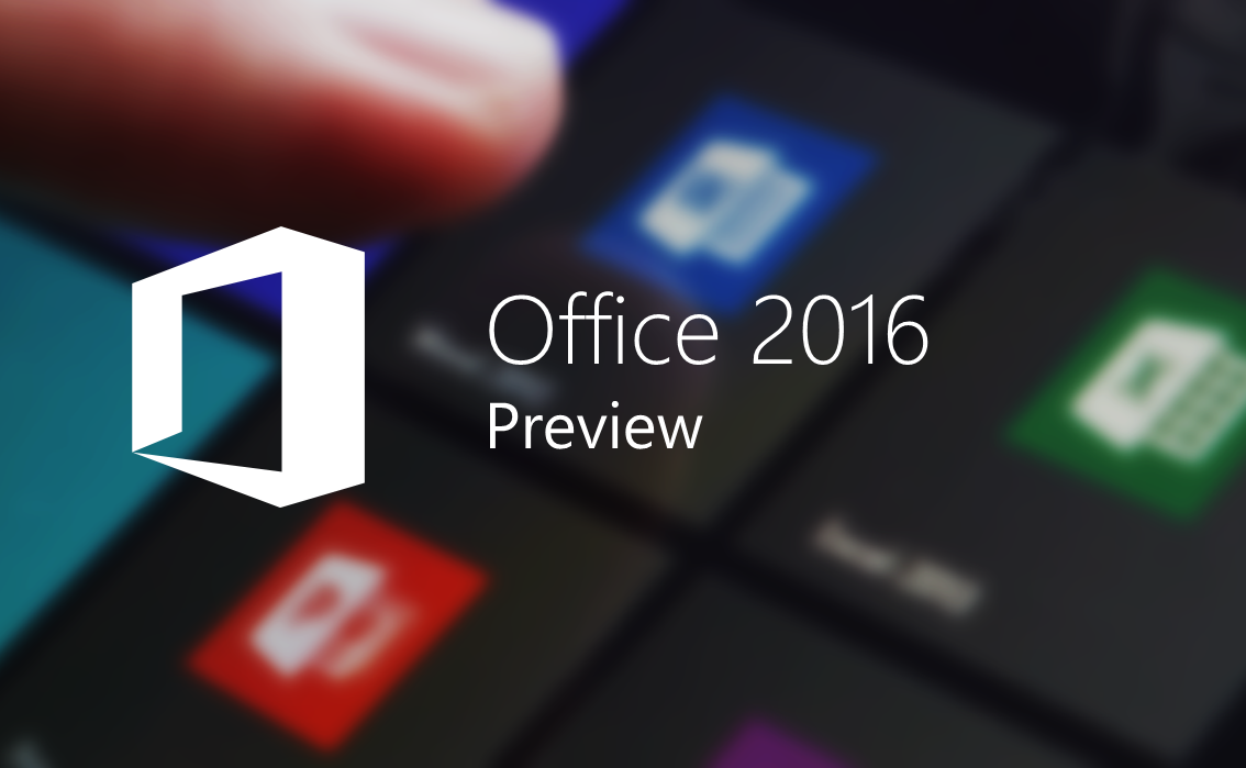 Preview Microsoft Office 2016