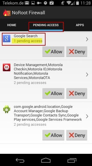 Menjalankan NoRoot Firewall Pada Android