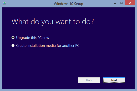 Windows 10 Media Creation Tool