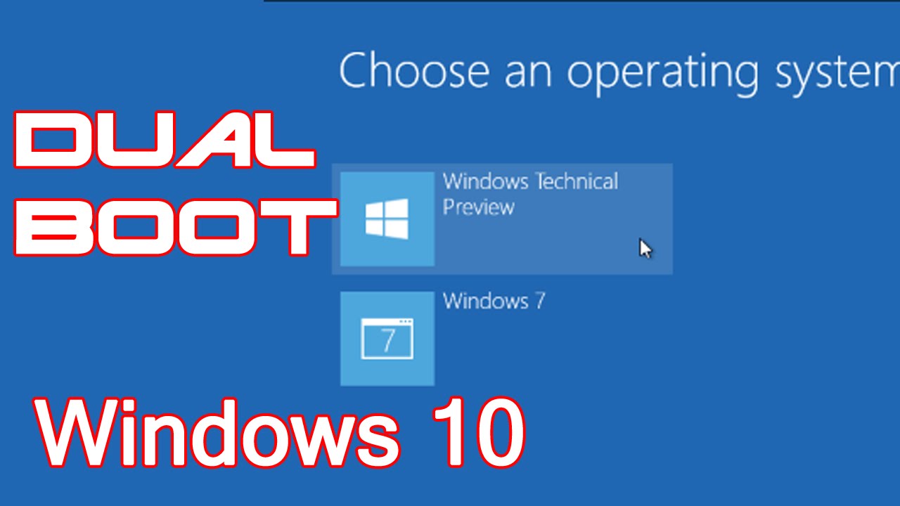 Tutorial Cara Dual Boot Windows 10 Dengan Windows 7/ 8.1