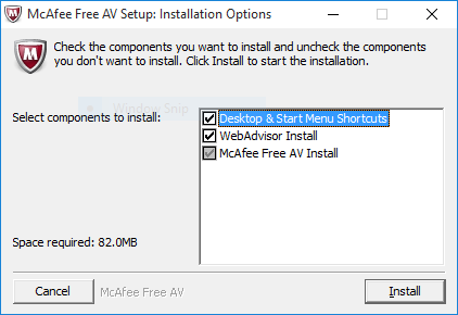 Install Antivirus McAfee Free