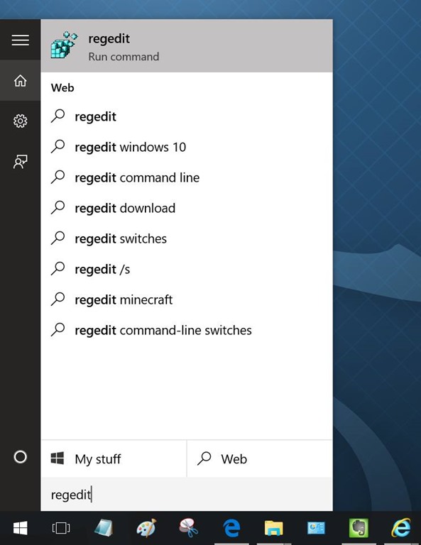 Regedit Windows 10