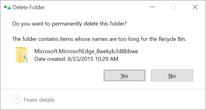 Hapus Microsoft Edge Permanen