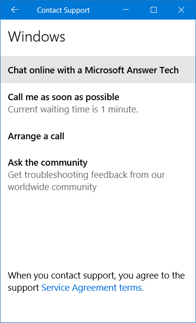 Menghubungi Contact Support Microsoft