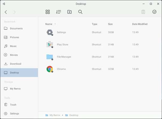 File Explorer Remix OS