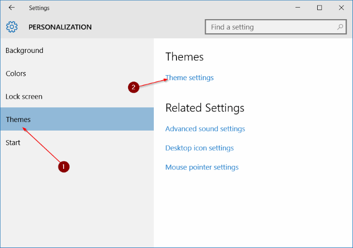 Theme Settings