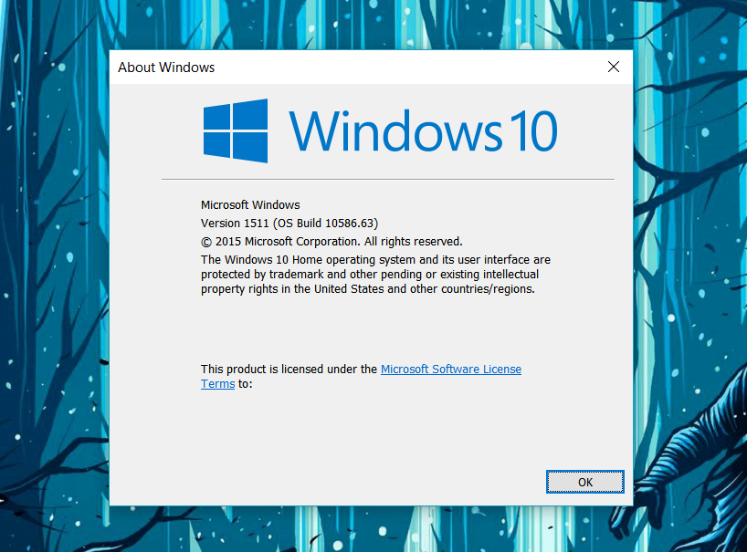 Versi terbaru Windows 10