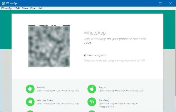 WhatsApp untuk Windows 10 dan Windows 8