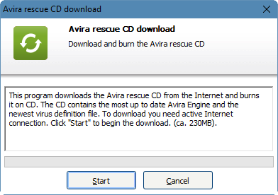 Rescue CD Avira