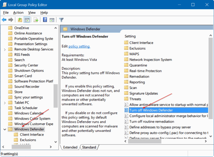 Cara Mematikan Windows Defender Secara Permanen