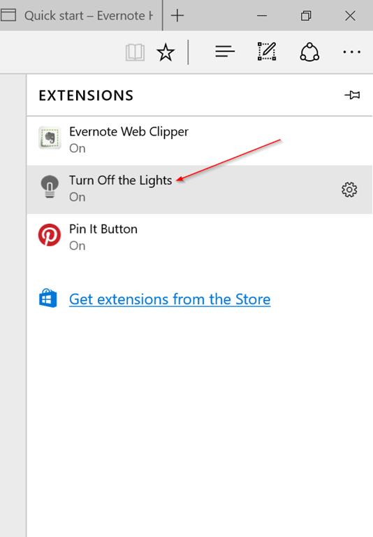 Extension Microsoft Edge