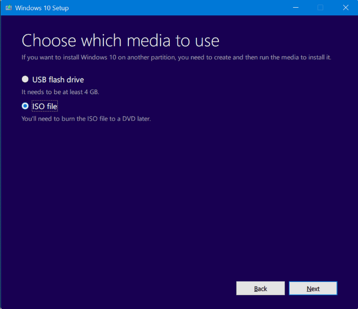 media creation tool for windows 10 pro 64 bit