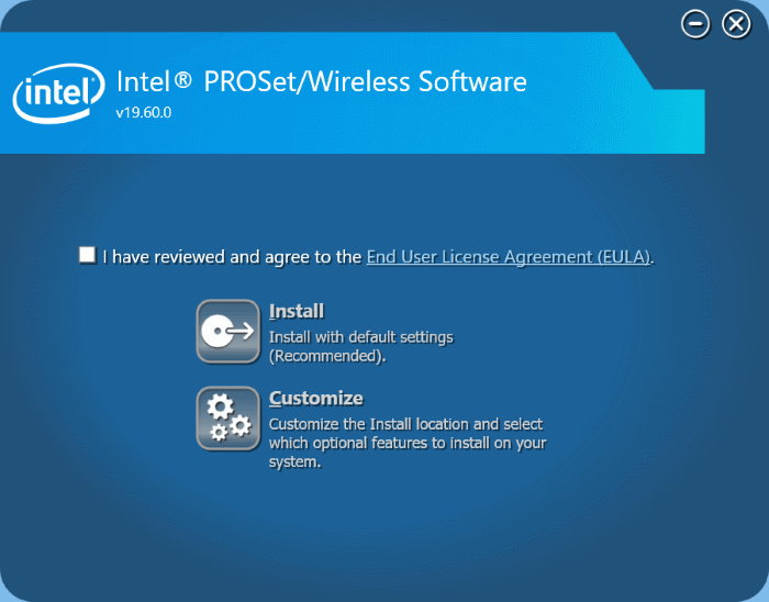 Install Driver Wi-Fi Intel