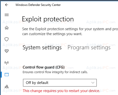 Windows Defender - Control Flow Guard