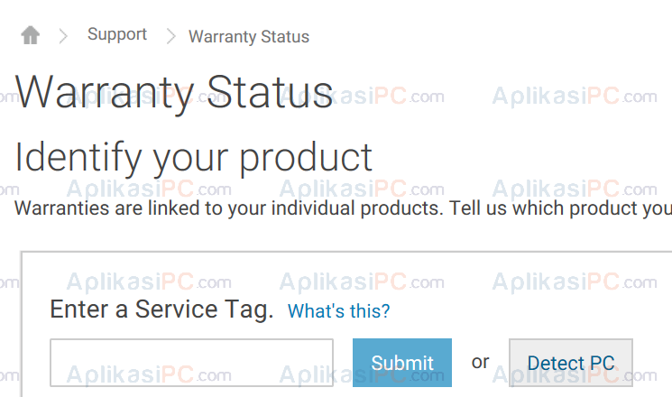 Cek Garansi Dell