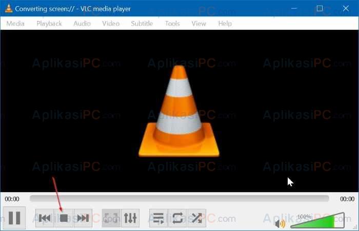 VLC Media Player Stop