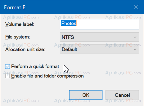 Format Disk Management