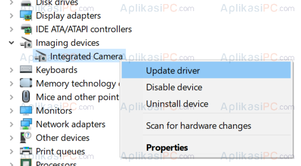 Device Manager - Update Driver