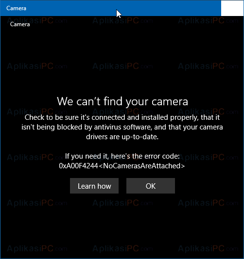 Kamera Error Windows 10