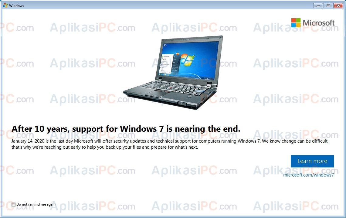 After 10 years, support for Windows 7 is nearing the end.
