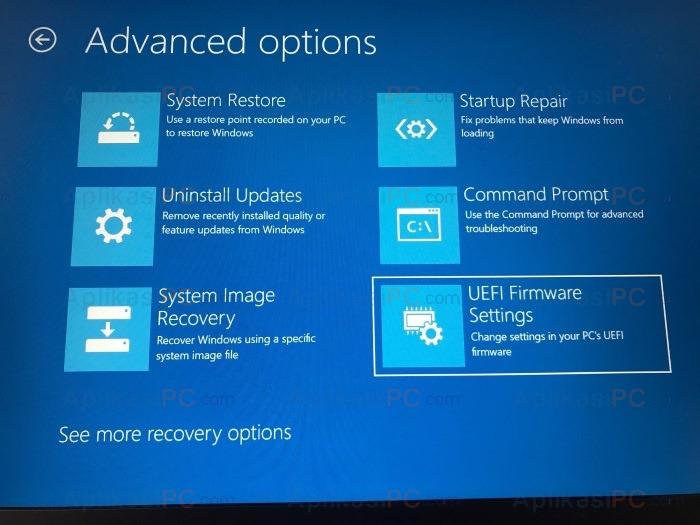 UEFI Firmware settings