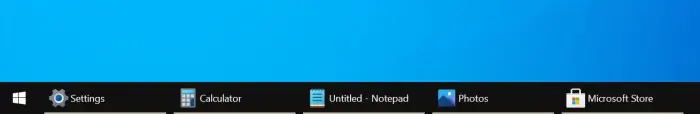 Cara Menampilkan Nama Aplikasi / Program di Taskbar Windows 10