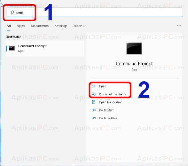 Buka Command Prompt CMD Windows 11