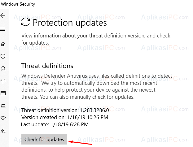 Update Windows Defender