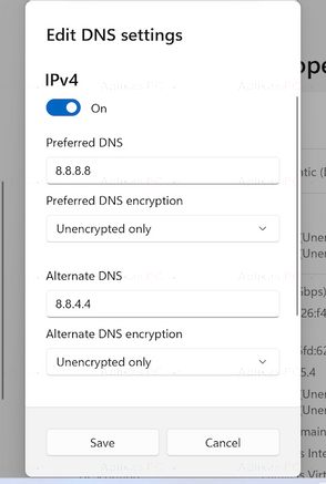 Pengaturan DNS Windows 11