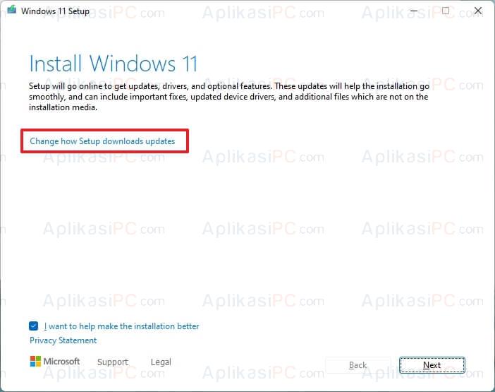 Windows 11 Setup - Change how Windows Setup downloads updates