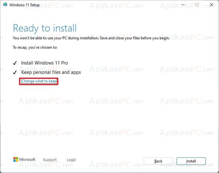 Windows 11 Setup - Install
